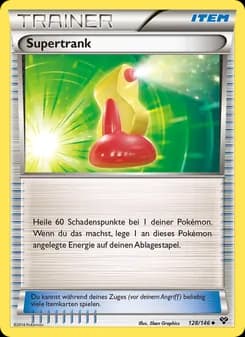 Supertrank card in German