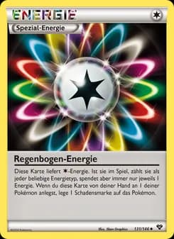 Regenbogen-Energie card in German
