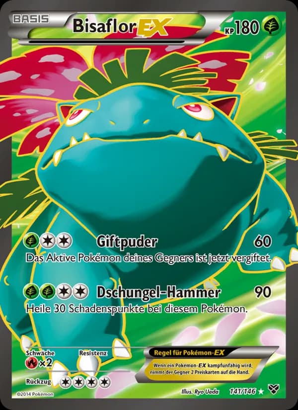 Bisaflor EX card in German