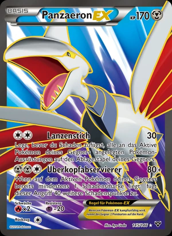 Panzaeron EX card in German
