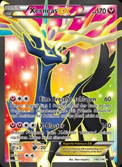 Xerneas EX card in German
