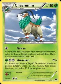 Chevrumm card in German