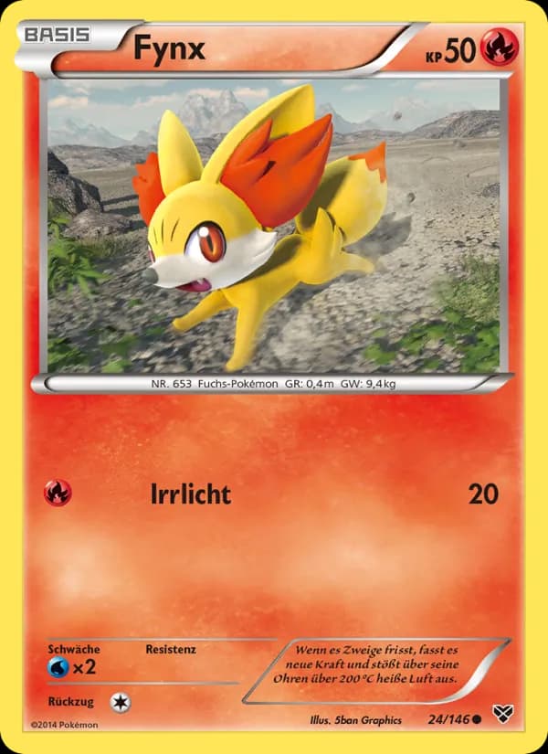 Fynx card in German