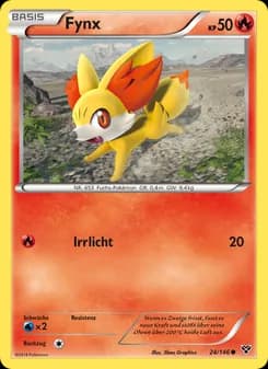Fynx card in German