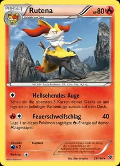 Rutena card in German