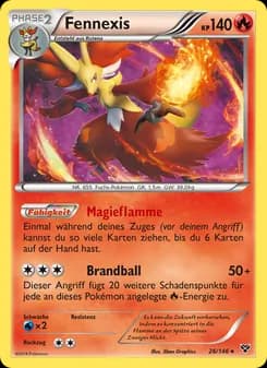 Fennexis card in German