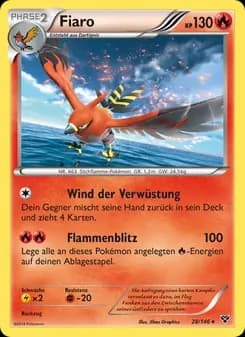 Fiaro card in German