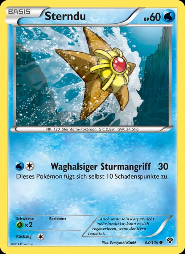 Sterndu card in German