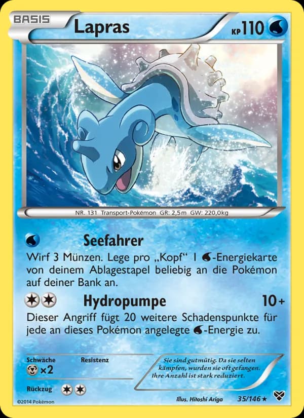 Lapras card in German