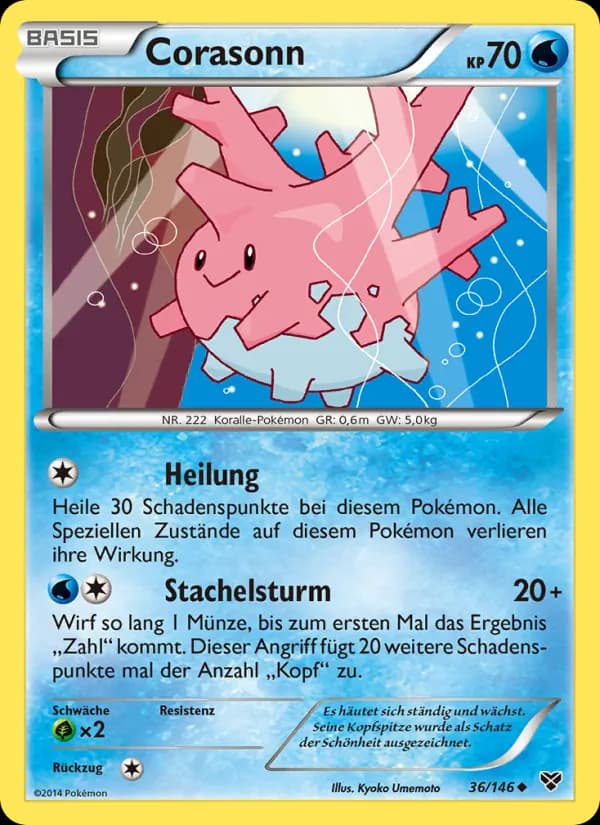 Corasonn card in German
