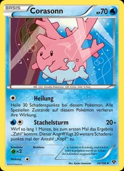Corasonn card in German