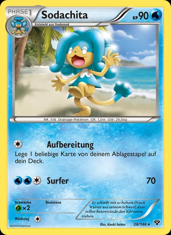 Sodachita card in German