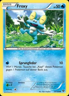 Froxy card in German