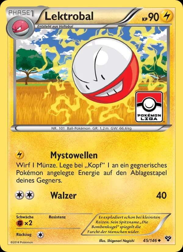 Lektrobal card in German