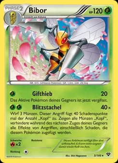 Bibor card in German