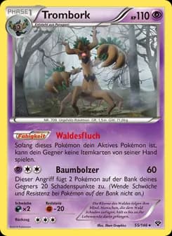 Trombork card in German