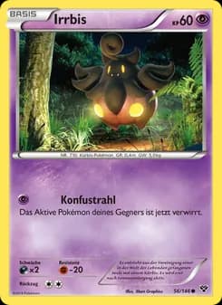 Irrbis card in German