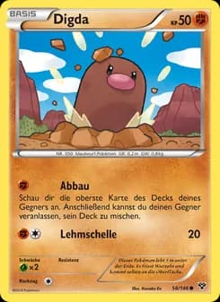 Digda card in German