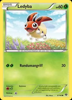 Ledyba card in German