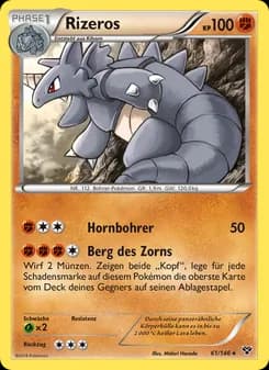 Rizeros card in German