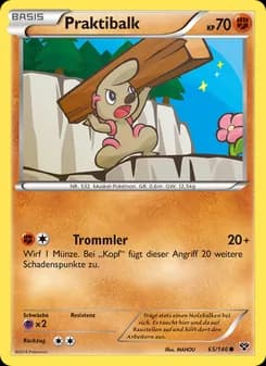 Praktibalk card in German