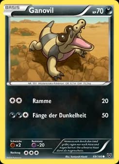 Ganovil card in German