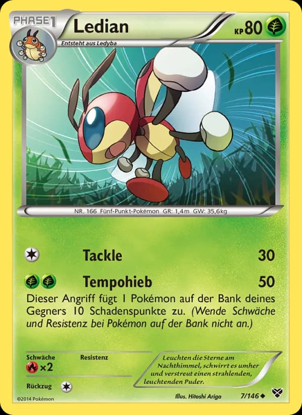Ledian card in German