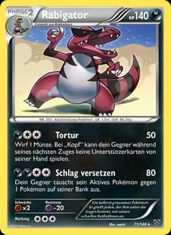 Rabigator card in German