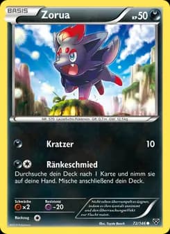 Zorua card in German