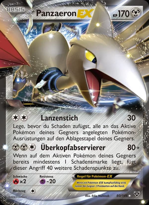 Panzaeron EX card in German
