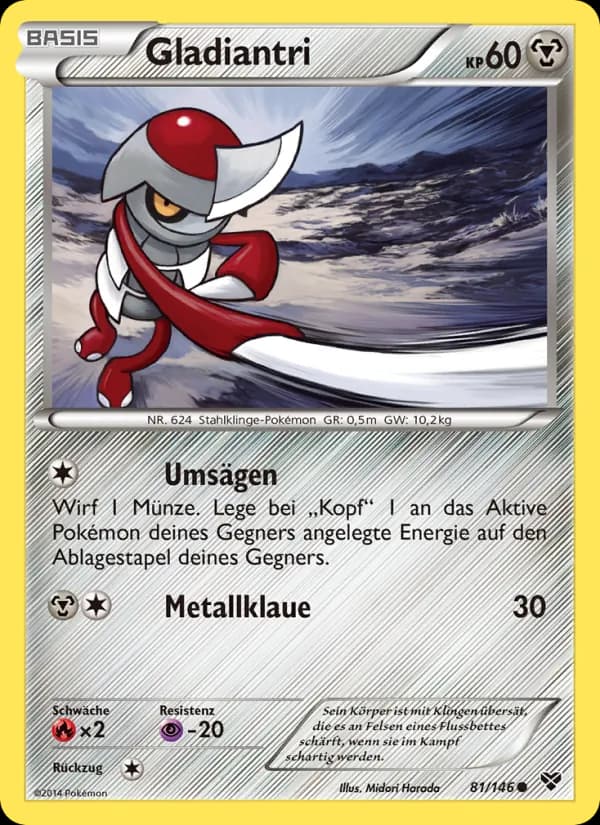 Gladiantri card in German