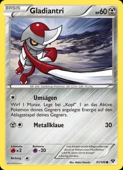 Gladiantri card in German