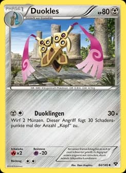 Duokles card in German