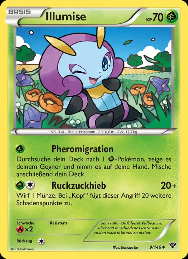 Illumise card in German