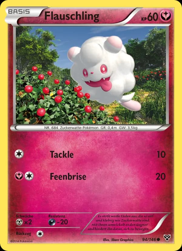 Flauschling card in German