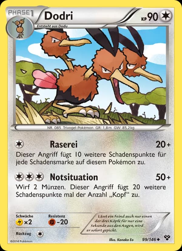 Dodri card in German