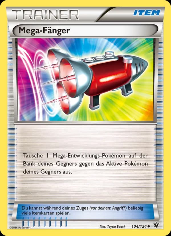 Mega-Fänger card in German
