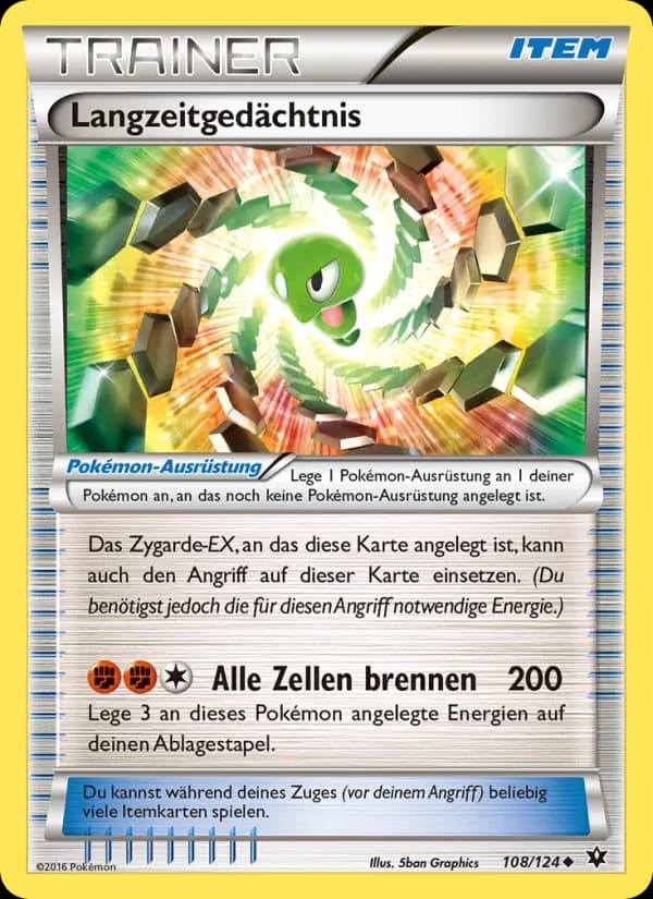 Langzeitgedächtnis card in German