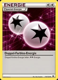 Doppel-Farblos-Energie card in German