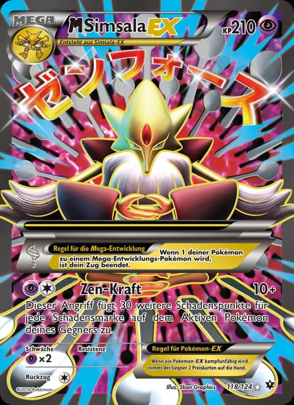 M-Simsala EX card in German