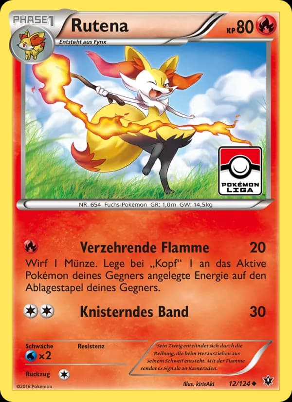 Rutena card in German