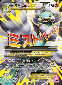 M-Altaria EX card in German