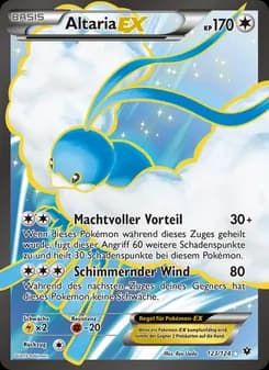Altaria EX card in German