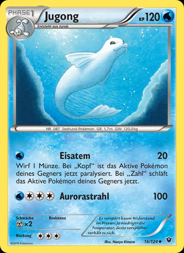 Jugong card in German
