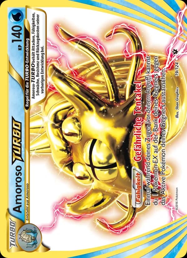 Amoroso-TURBO card in German