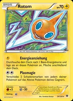 Rotom card in German