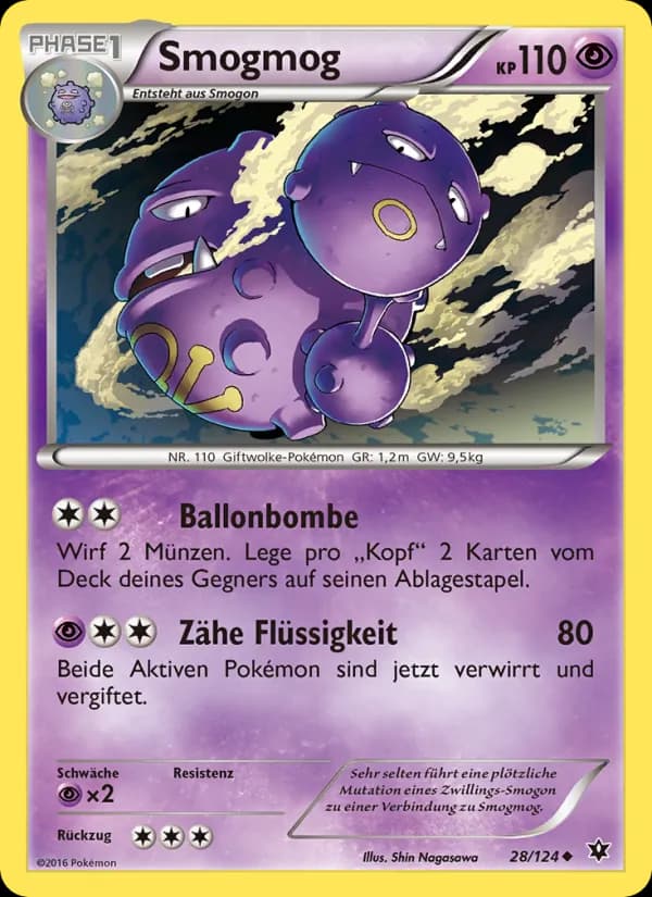 Smogmog card in German