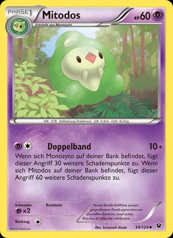 Mitodos card in German