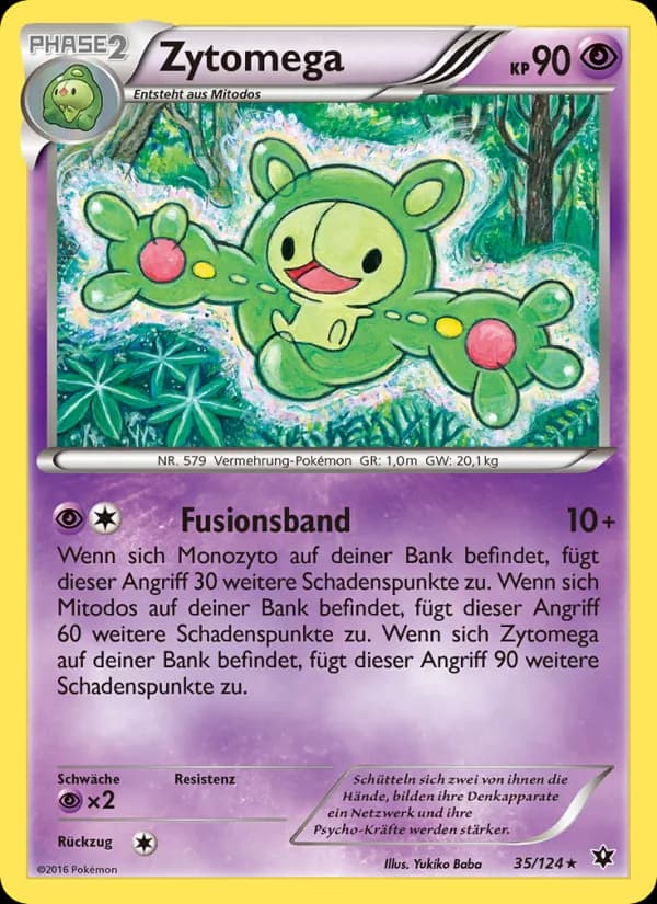 Zytomega card in German