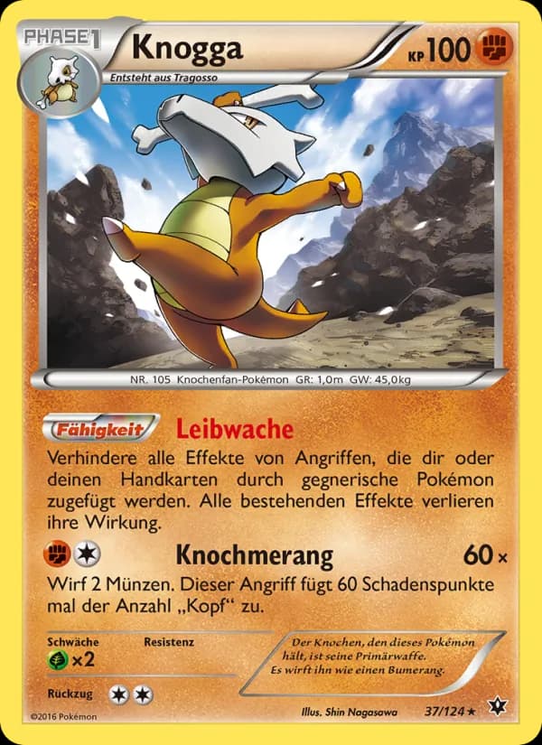 Knogga card in German